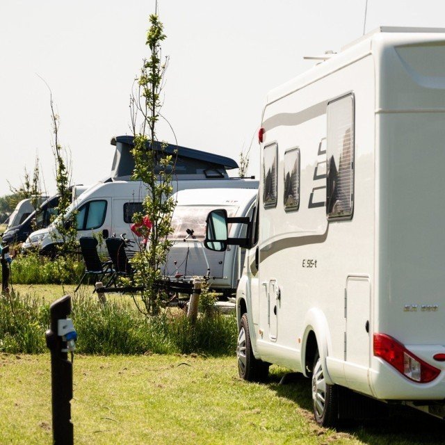 Voor de camper
