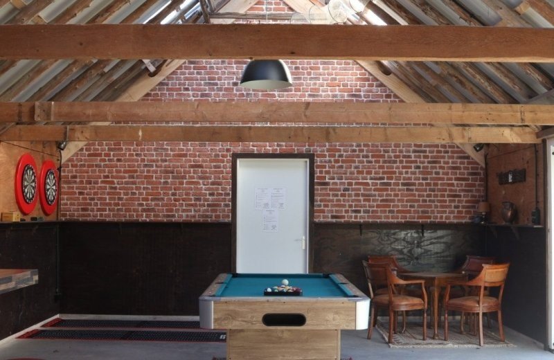 Recreatie ruimte op de camping